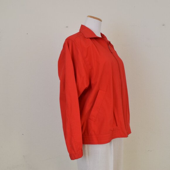 Vintage 90s Koret Francisca Lightweight Cotton/Poly‎ Full-Zip Jacket | size M - Picture 5 of 14